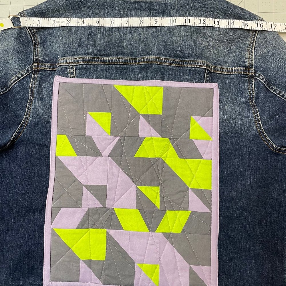 Torrid Denim Jacket With Original Patchwork Panel - image 7